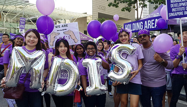 MDIS Purple Parade