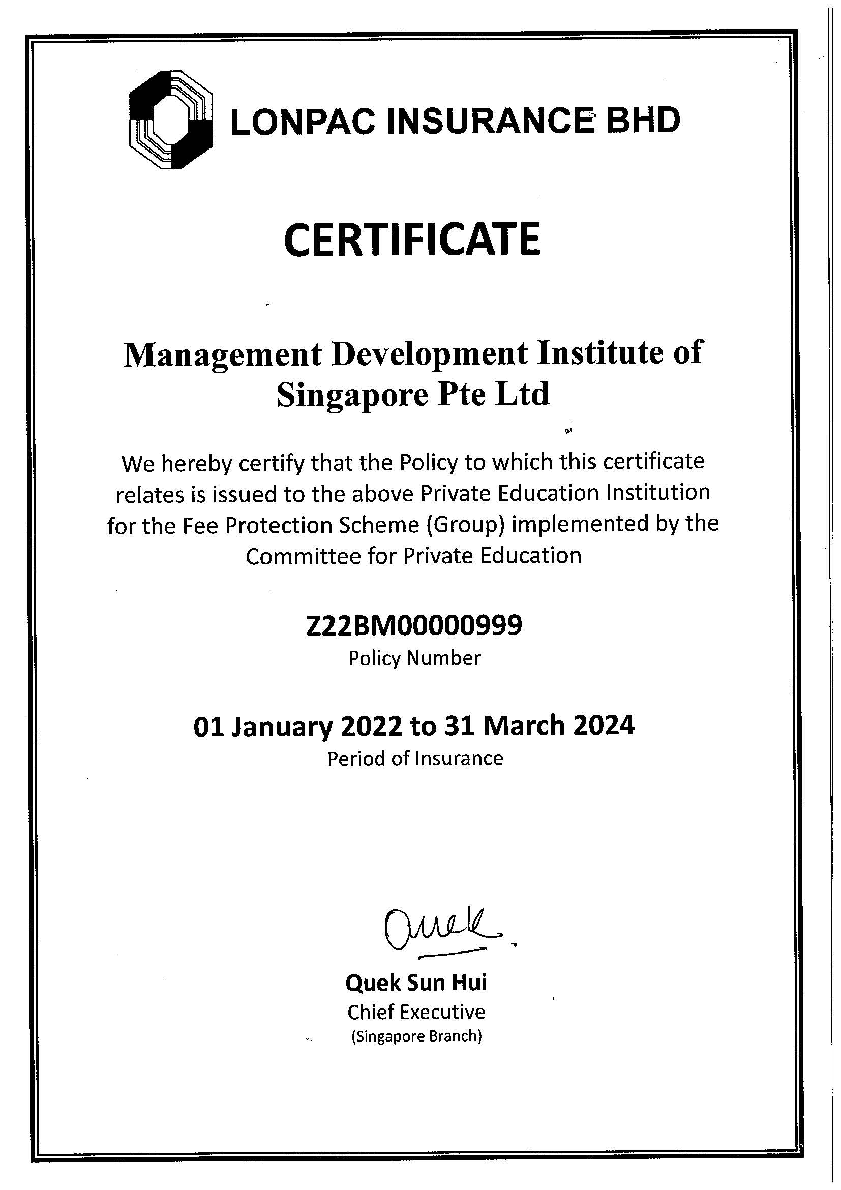 Private Education Act & EduTrust Certification Scheme | Currents ...